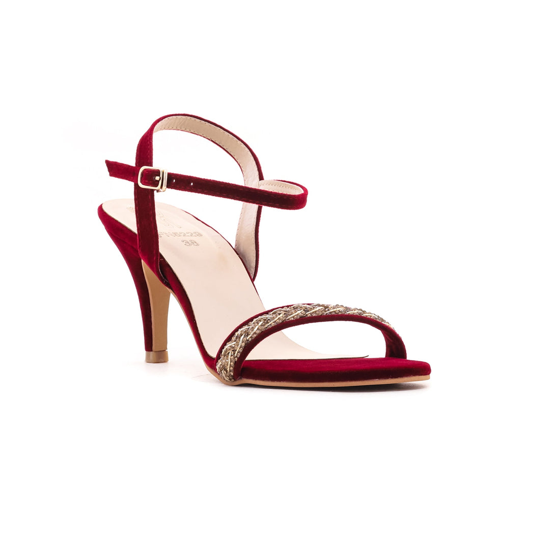 Maroon Fancy Sandal FN5229