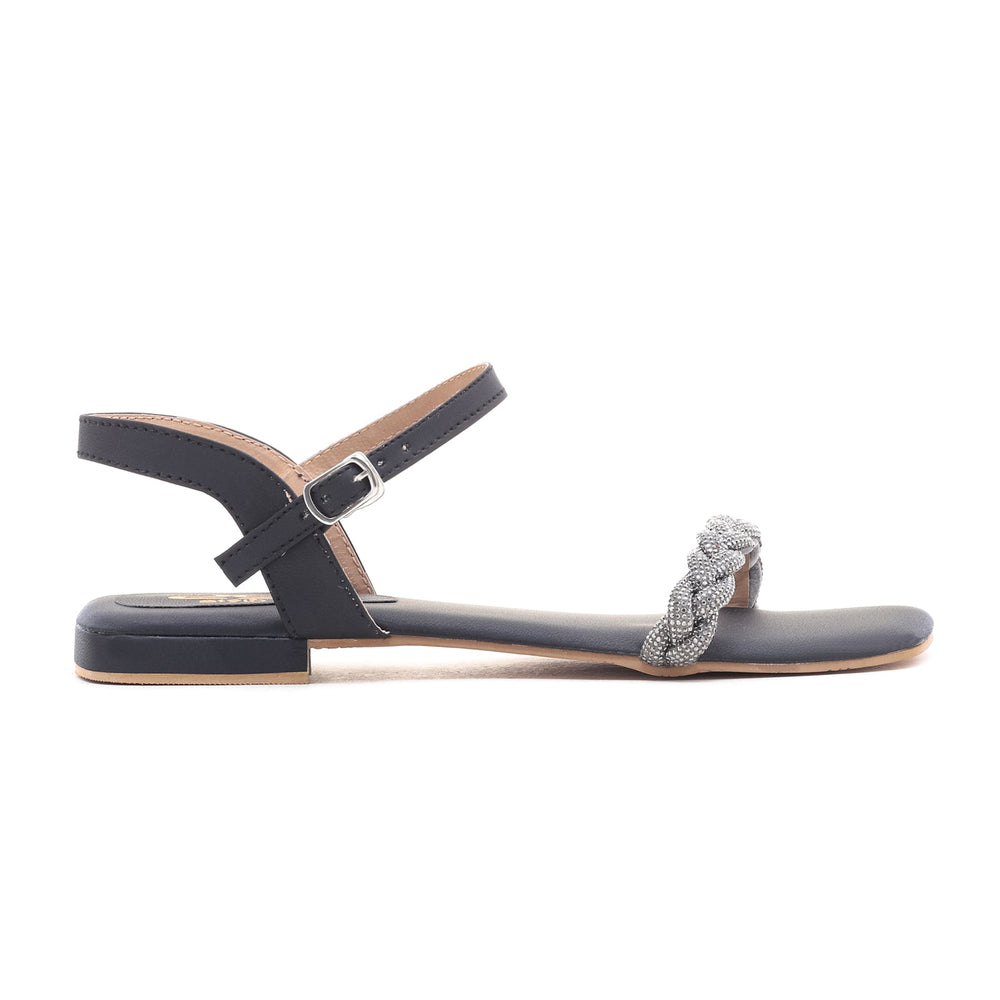 Black Fancy Sandal FN5296