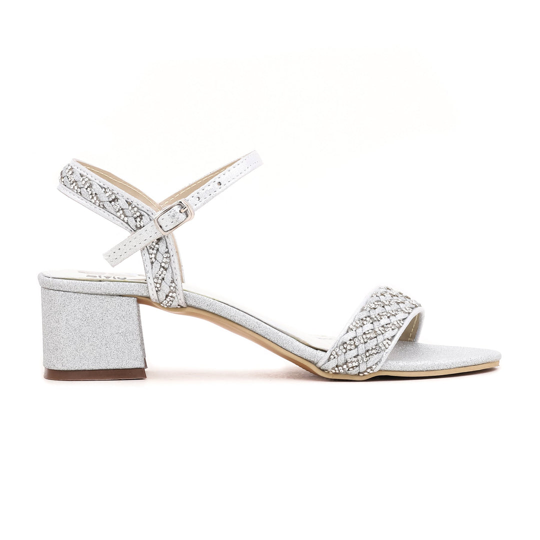 Silver Fancy Sandal FN5313