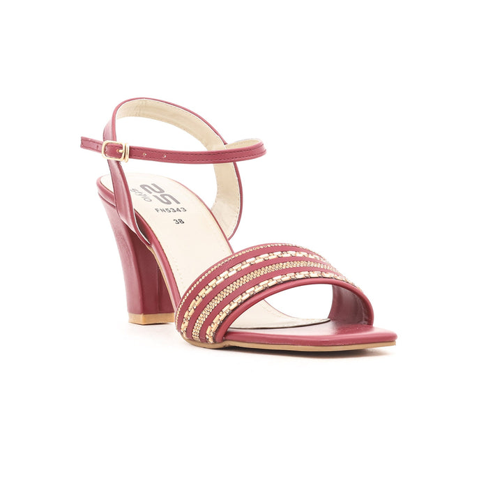 Maroon Fancy Sandal FN5343