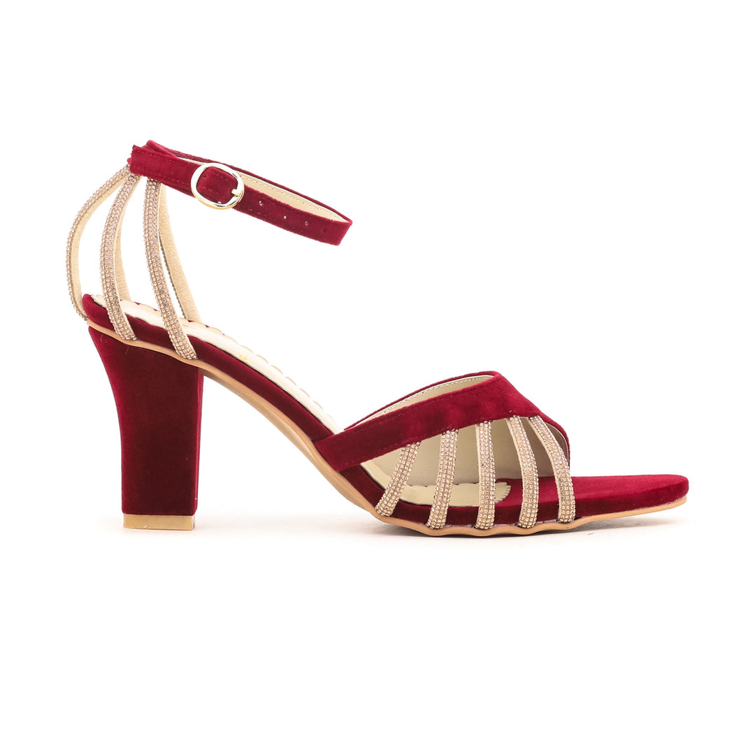 Maroon Fancy Sandal FN5402