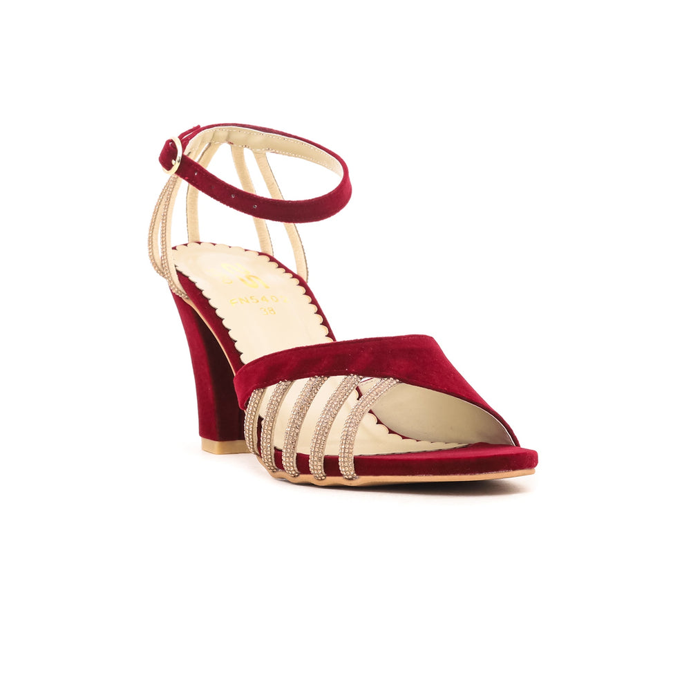 Maroon Fancy Sandal FN5402