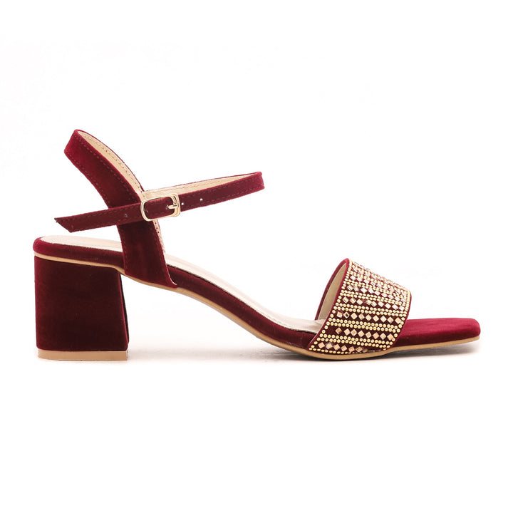 Maroon Fancy Sandal FN5459