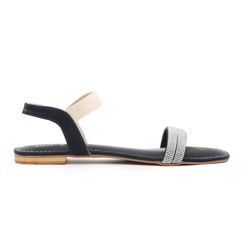 Black Fancy Sandal FN5476