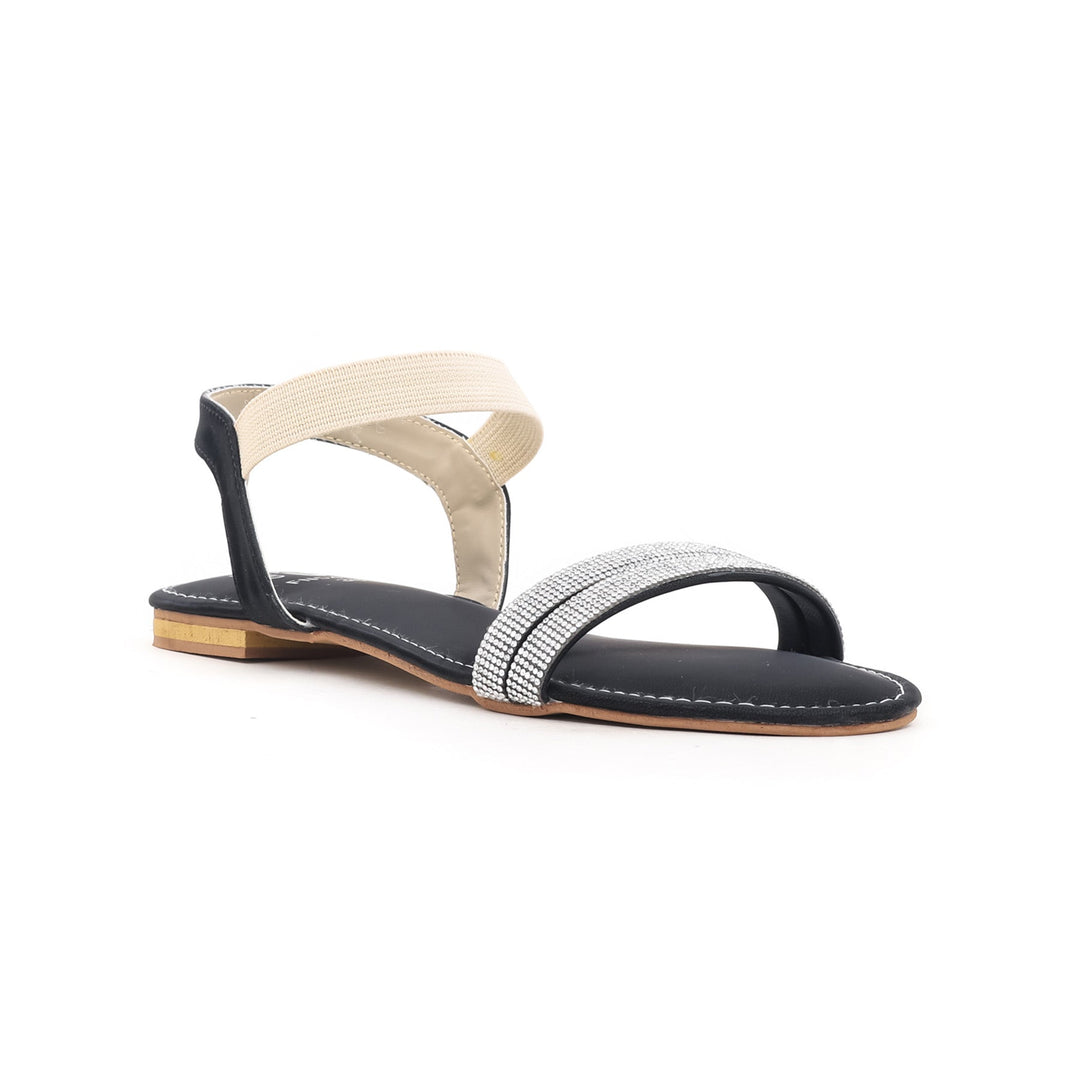 Black Fancy Sandal FN5476