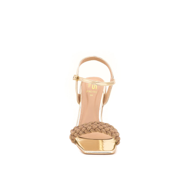 Golden Fancy Bridal Sandal FN5493