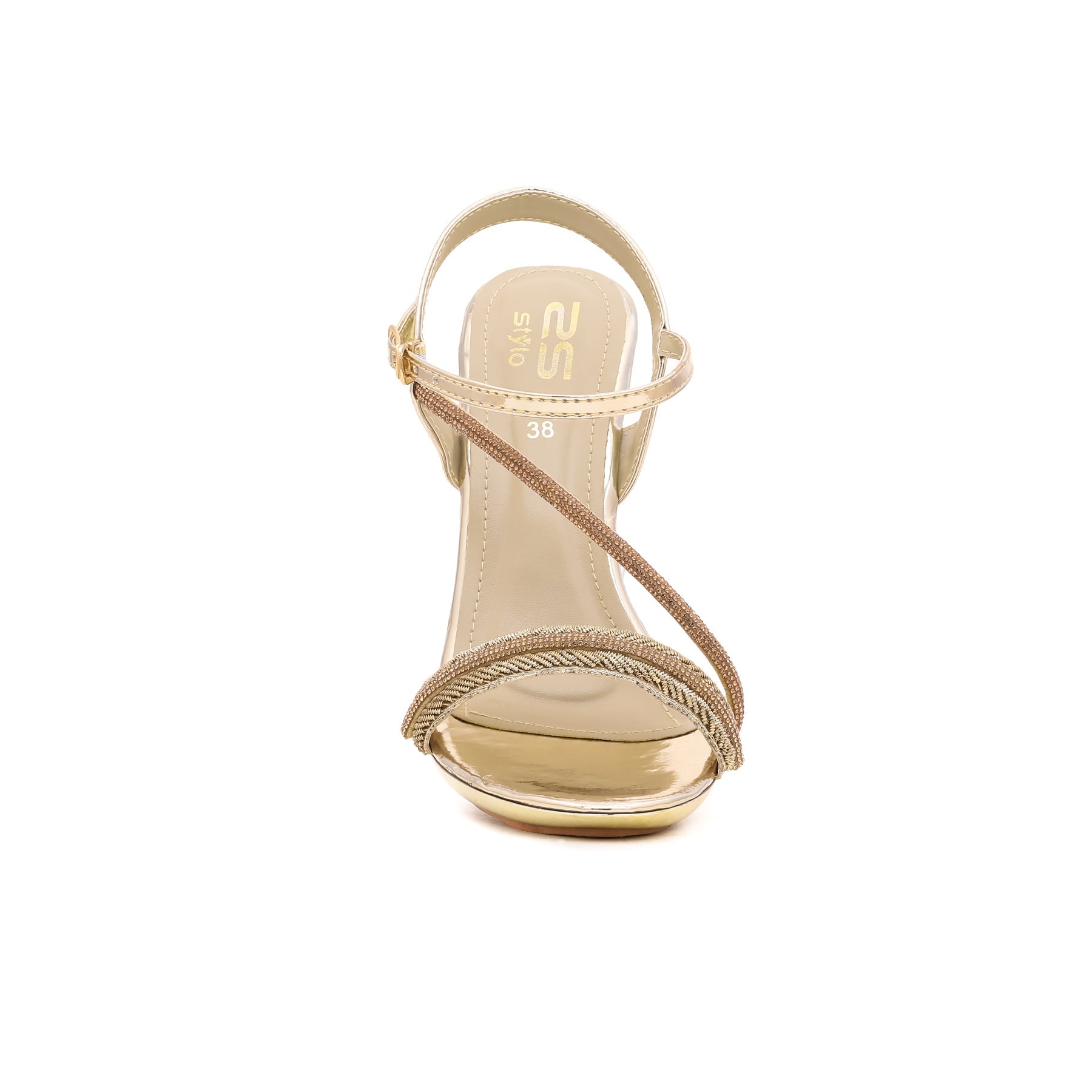 Golden Fancy Bridal Sandal FN5502