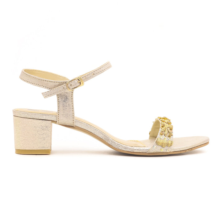 Golden Fancy Sandal FN5508