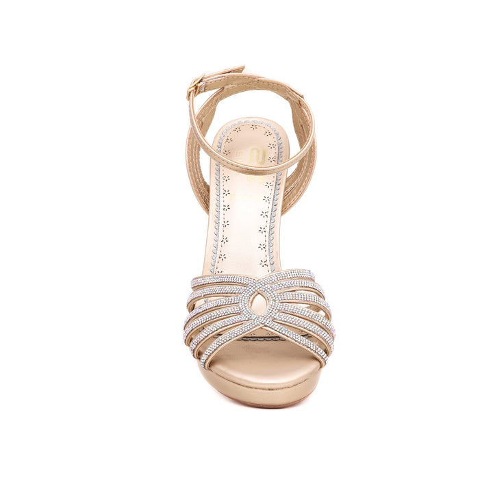 Golden Fancy Bridal Sandal FN5544