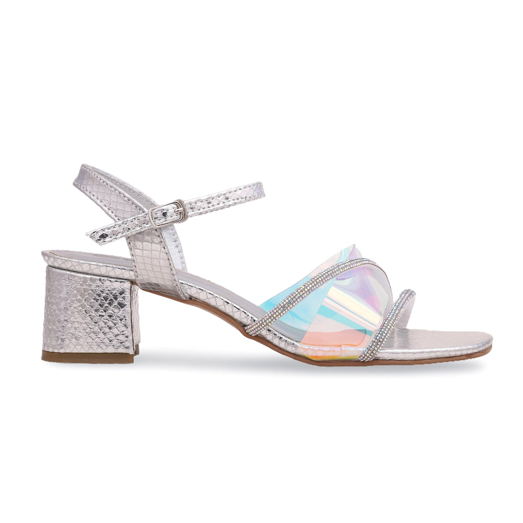 Silver Fancy Sandal FN5576