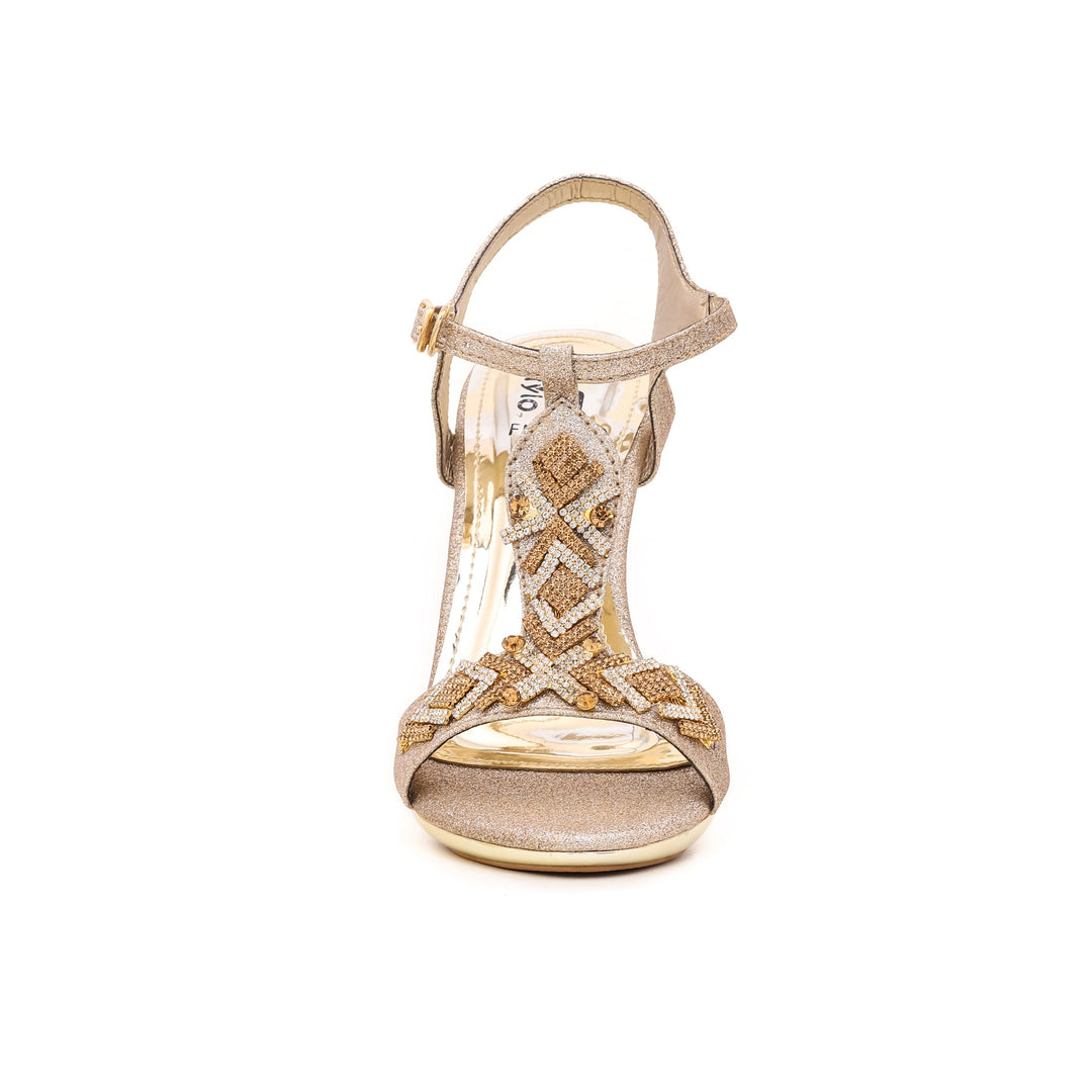 Golden Fancy Sandal FN5578