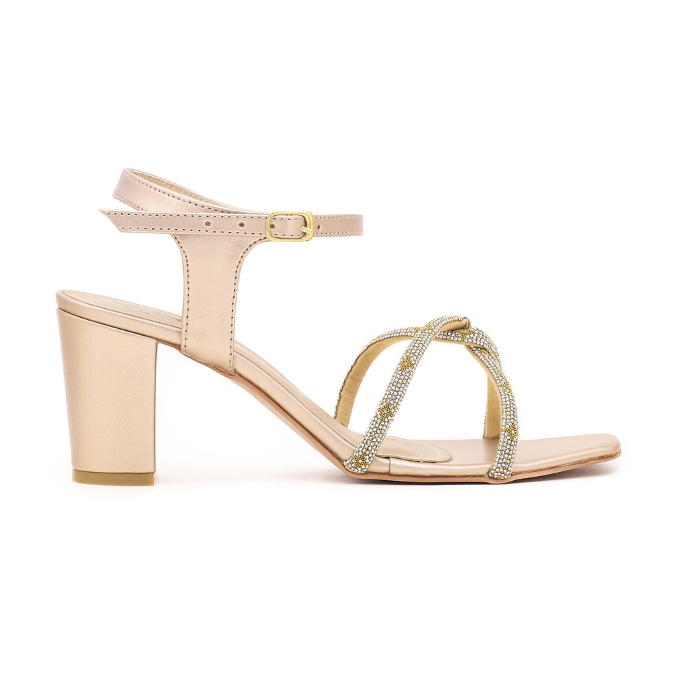 Golden Fancy Sandal FN5593