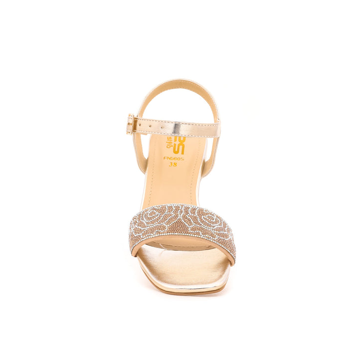 Golden Fancy Sandal FN5605