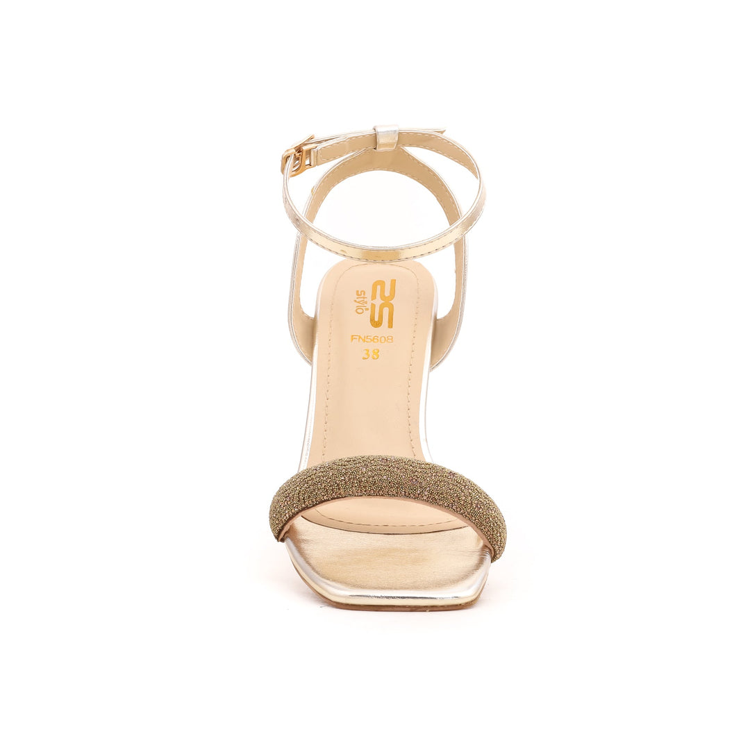 Golden Fancy Sandal FN5608