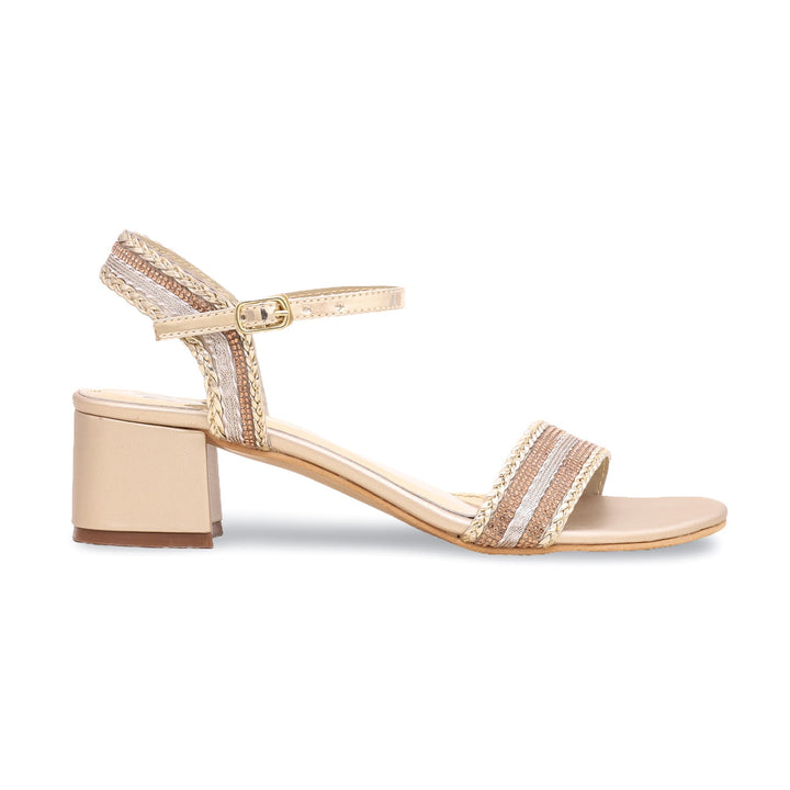 Golden Fancy Sandal FN5620