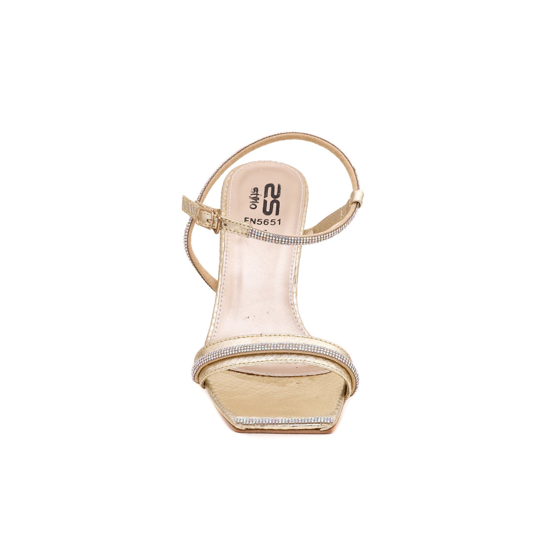 Golden Fancy Sandal FN5651