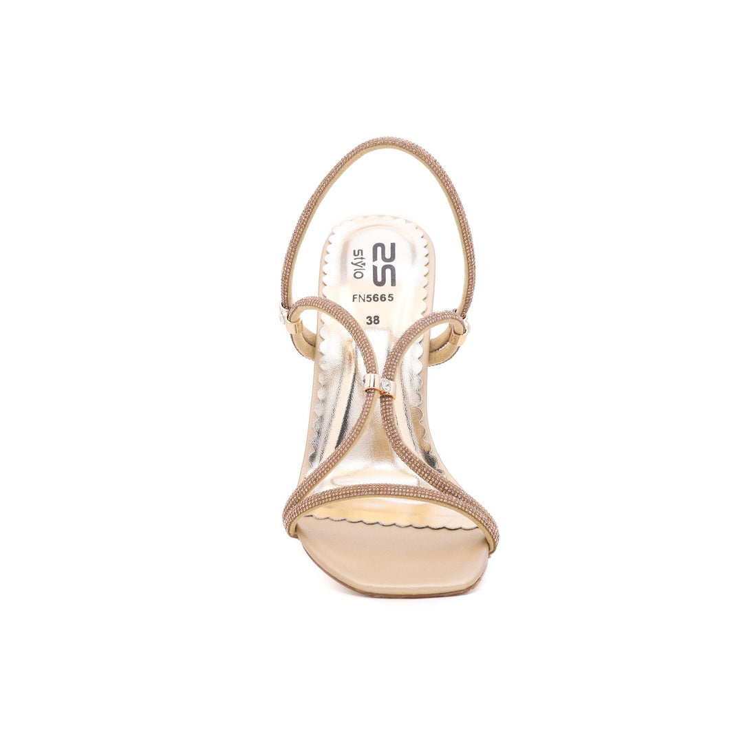 Golden Fancy Sandal FN5665