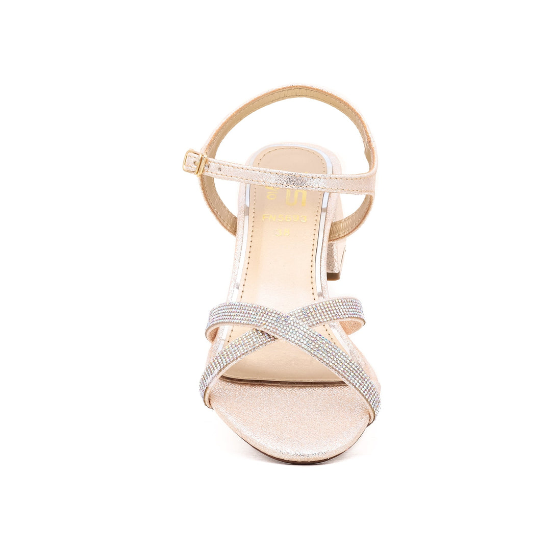 Golden Fancy Sandal FN5693