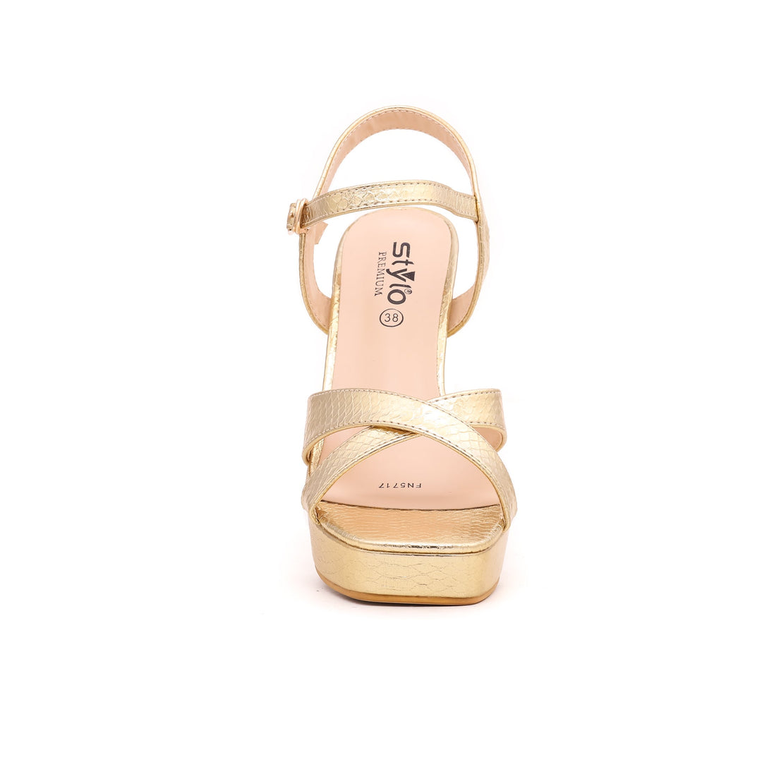 Golden Fancy Bridal Sandal FN5717