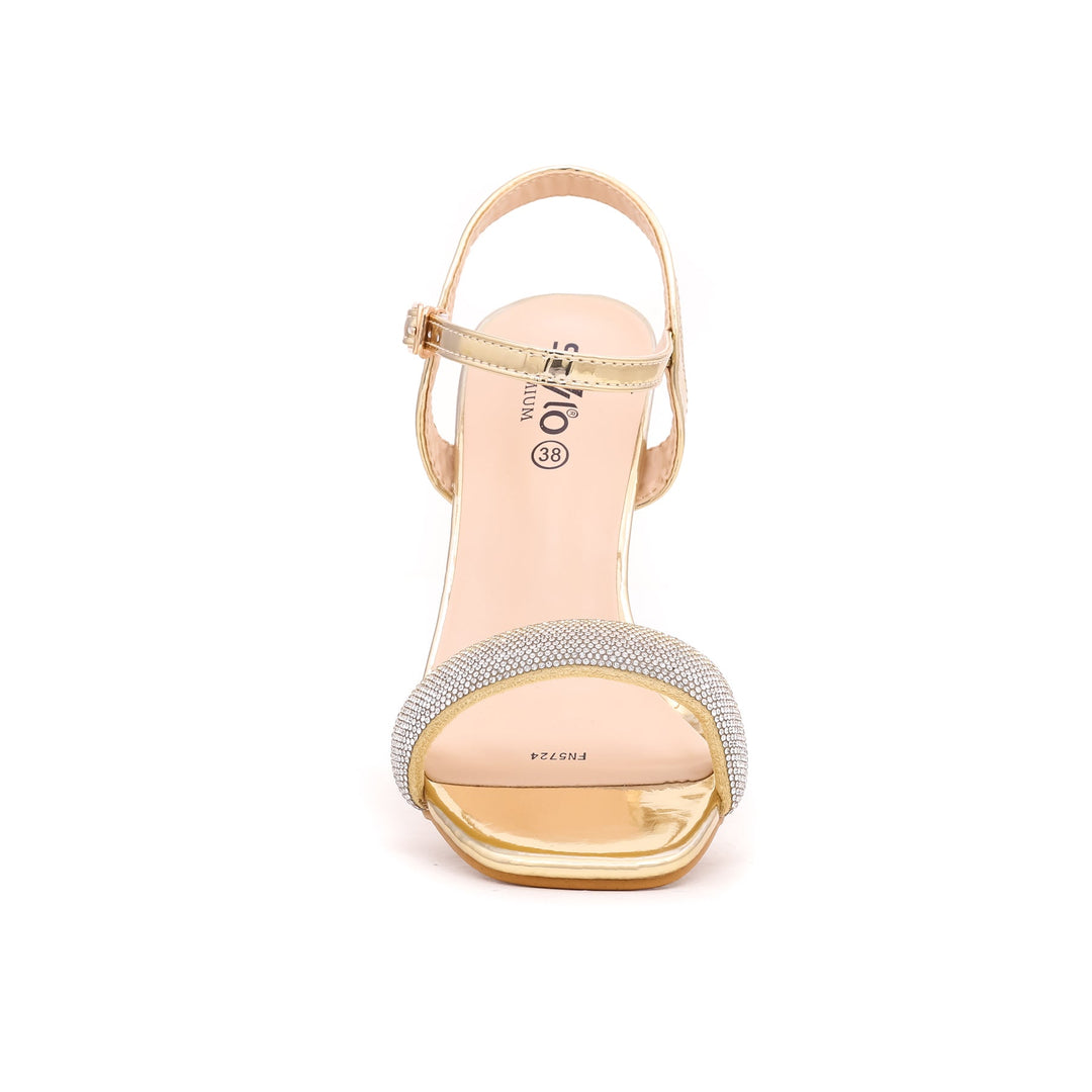 Golden Fancy Bridal Sandal FN5724