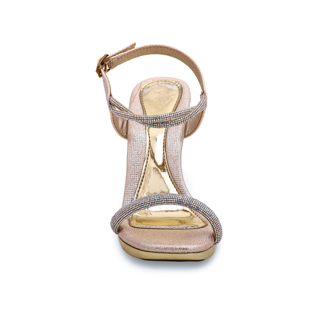 Golden Fancy Bridal Sandal FN5751