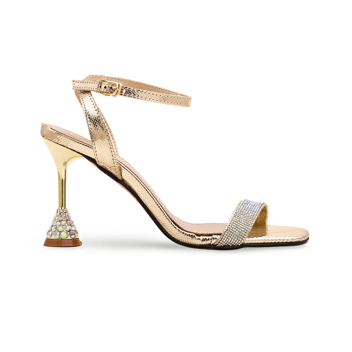 Golden Fancy Bridal Sandals FN5760