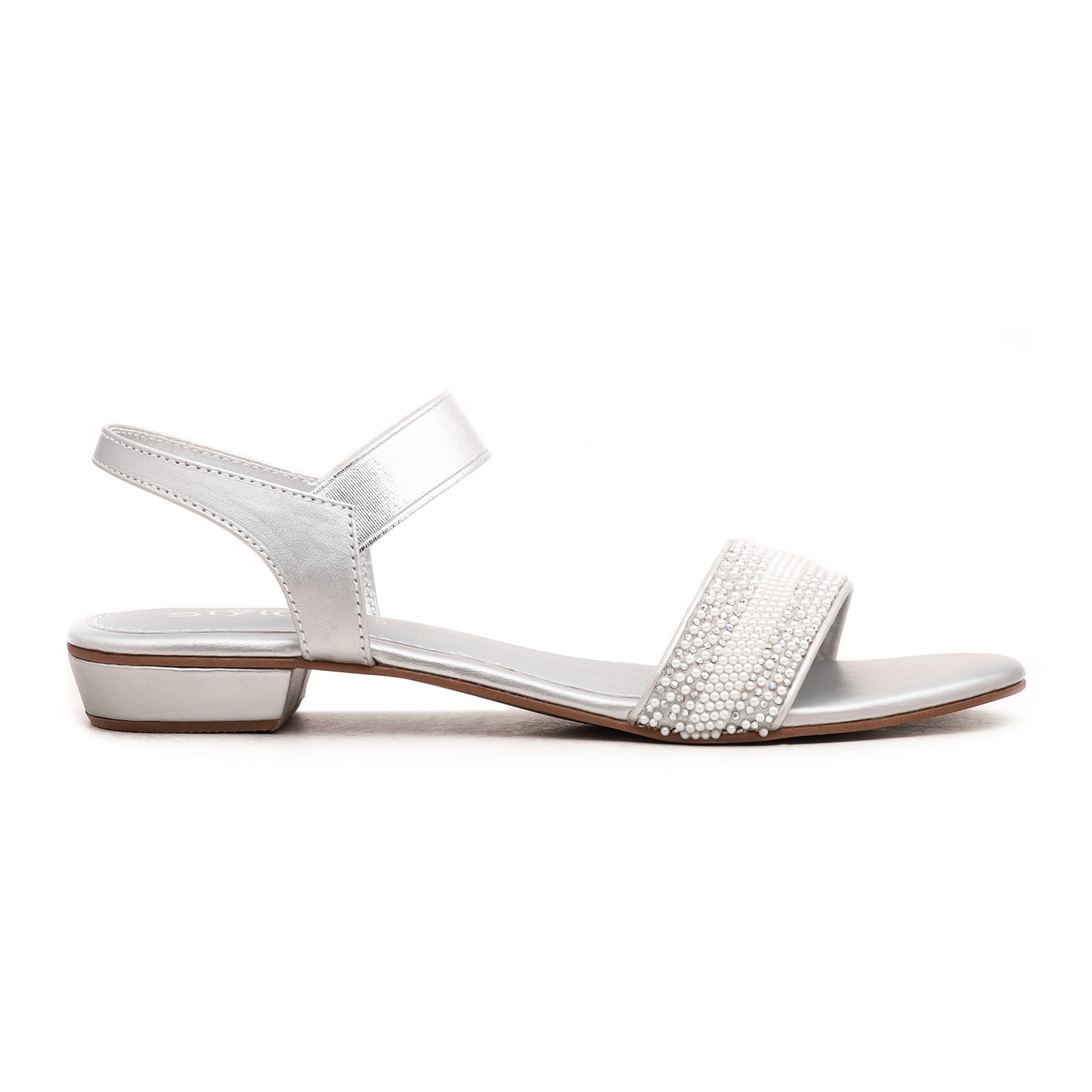 Silver Fancy Sandal FN5795 – Stylo