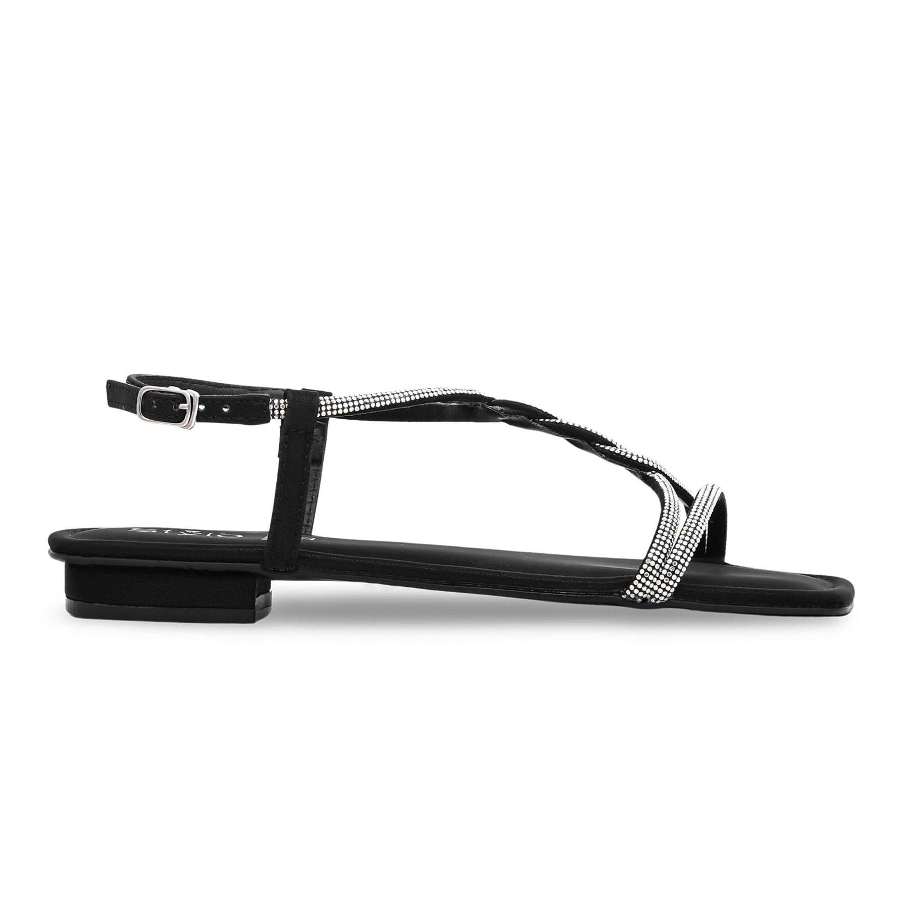 Black Fancy Sandal FN5834