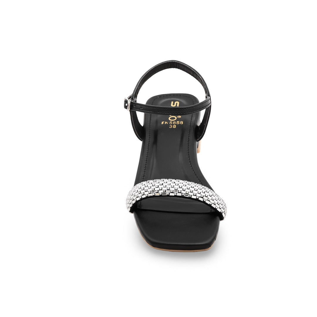 Black Fancy Sandal FN5858