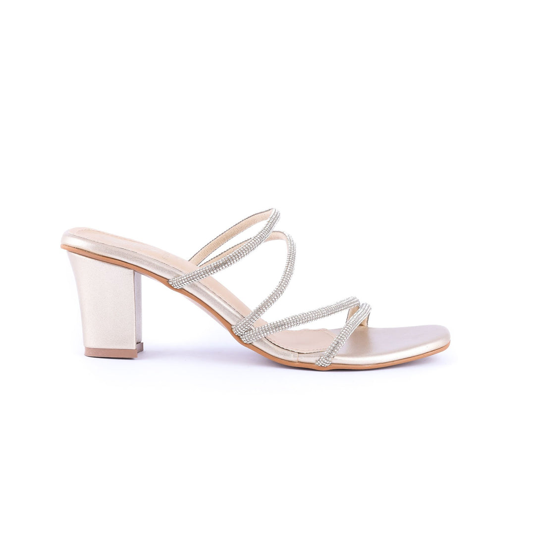 Golden Color Fancy Slippers FN7395