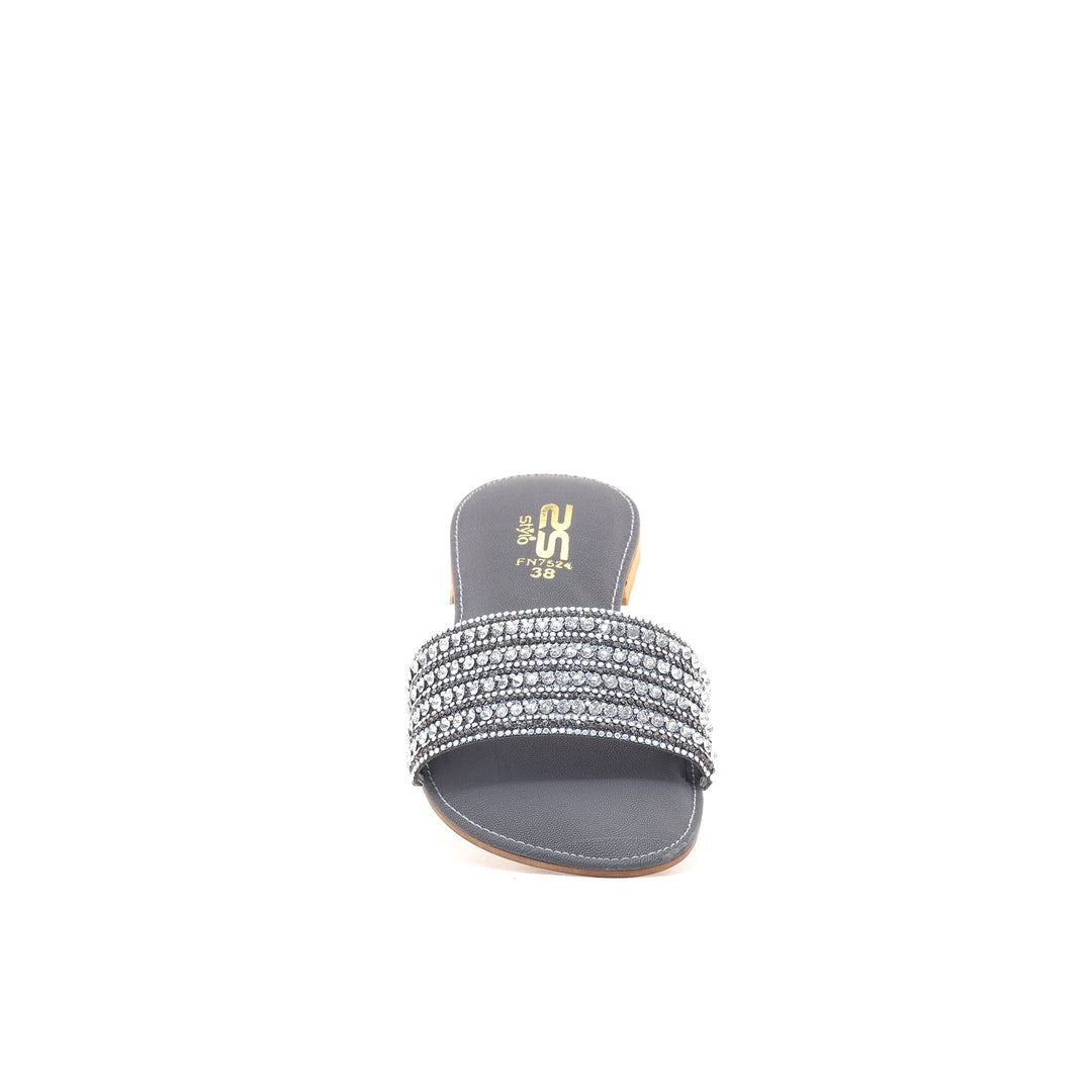 Grey Fancy Slipper FN7524