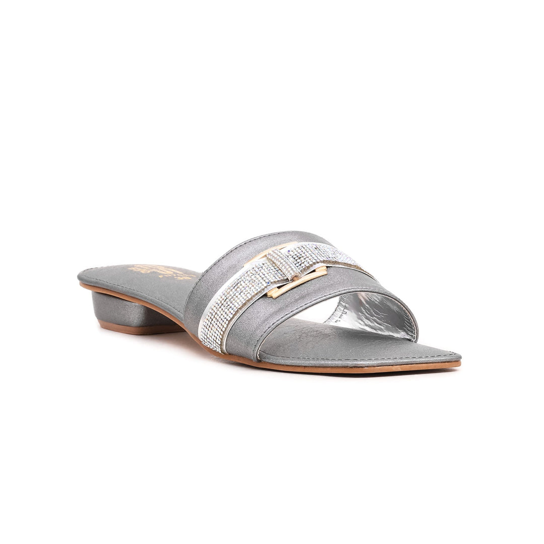 Grey Fancy Slipper FN7644