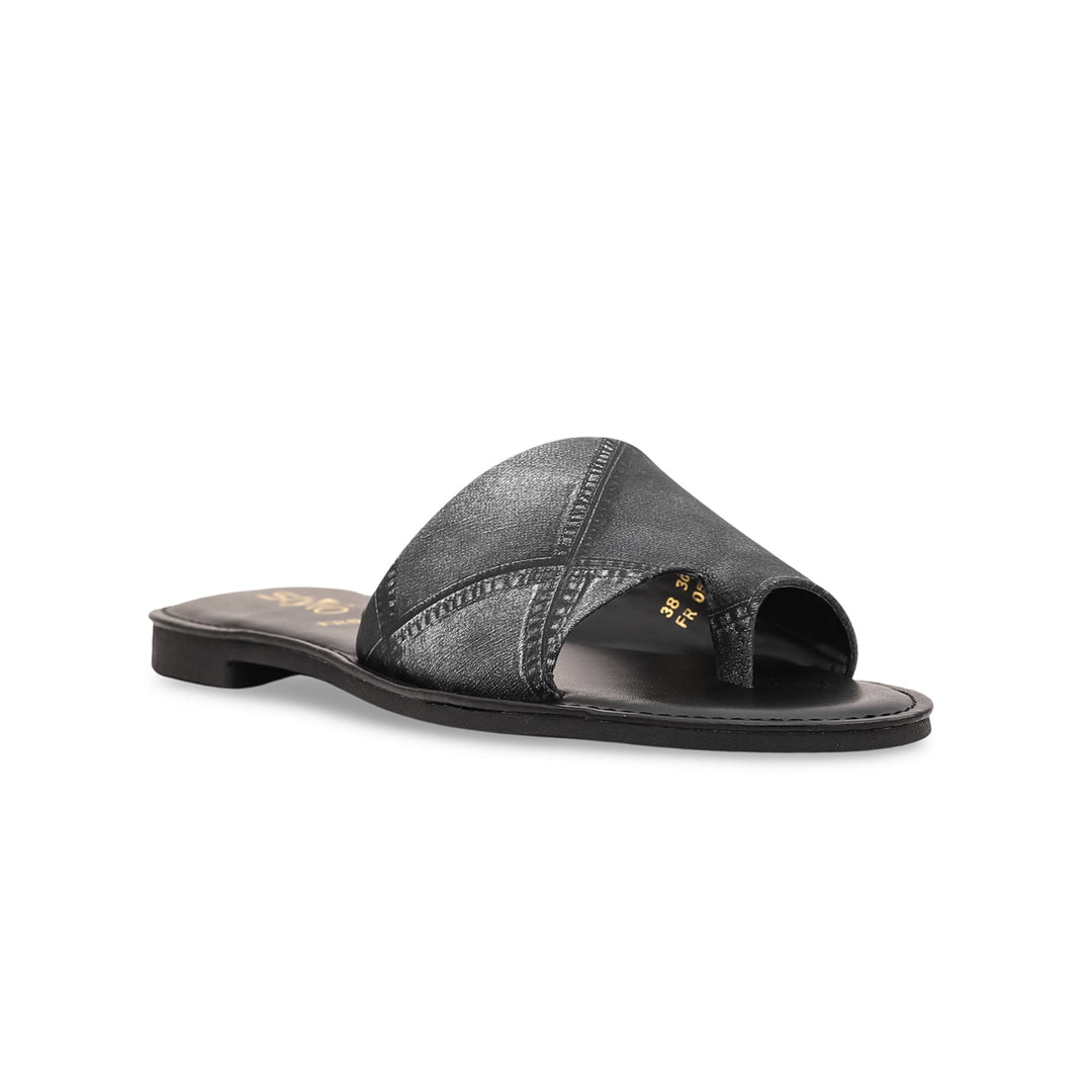 Black Formal Chappal FR0502