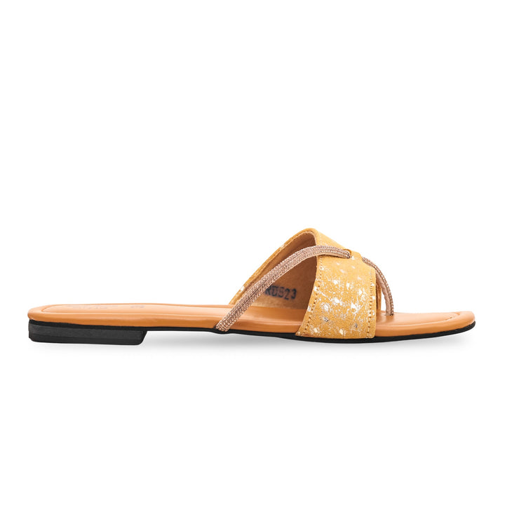 Yellow Formal Chappals FR0523