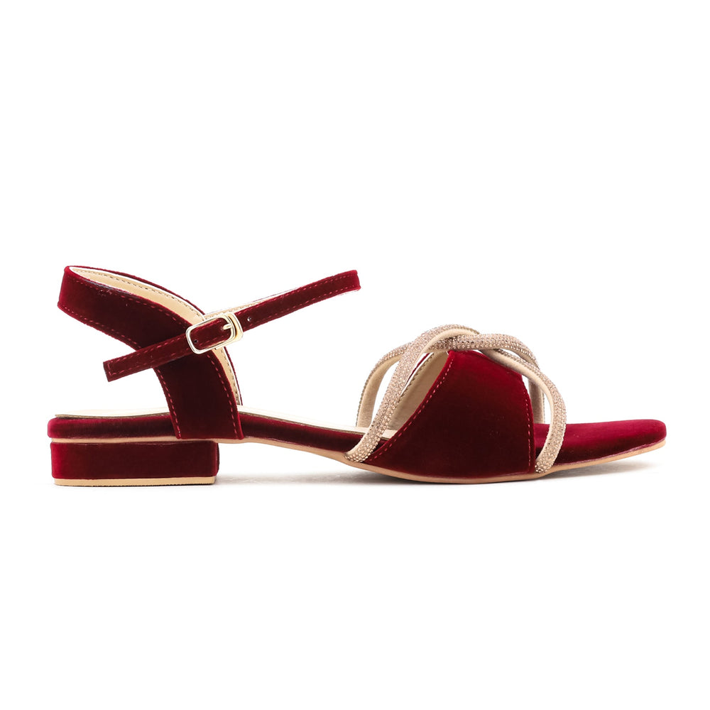 Maroon Formal Sandal FR4992