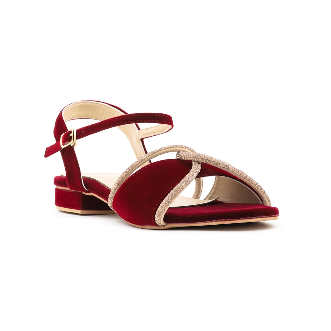 Maroon Formal Sandal FR4992