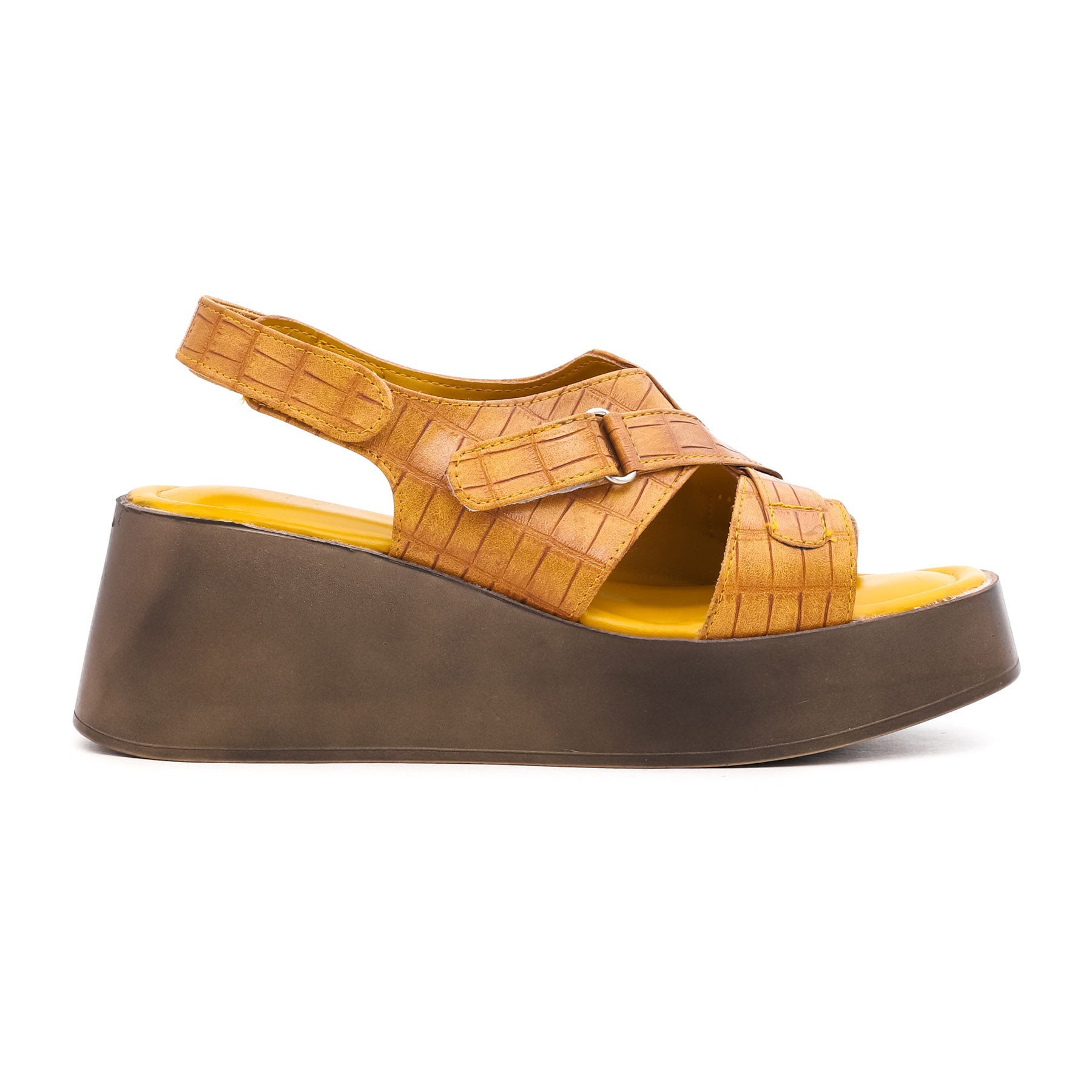 Yellow Wedge Sandal FR5090