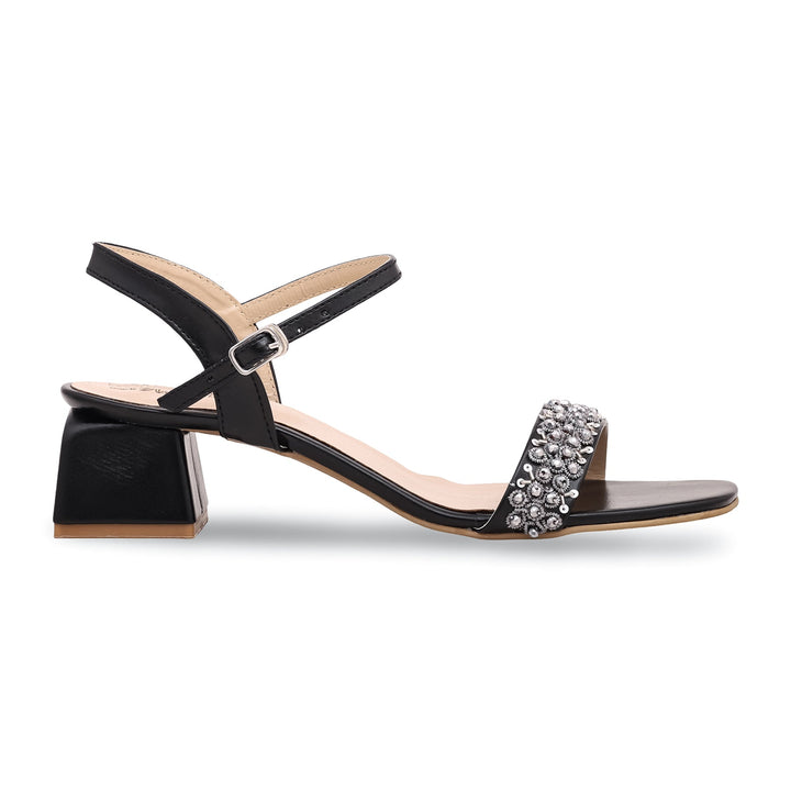 Black Formal Sandal FR5215