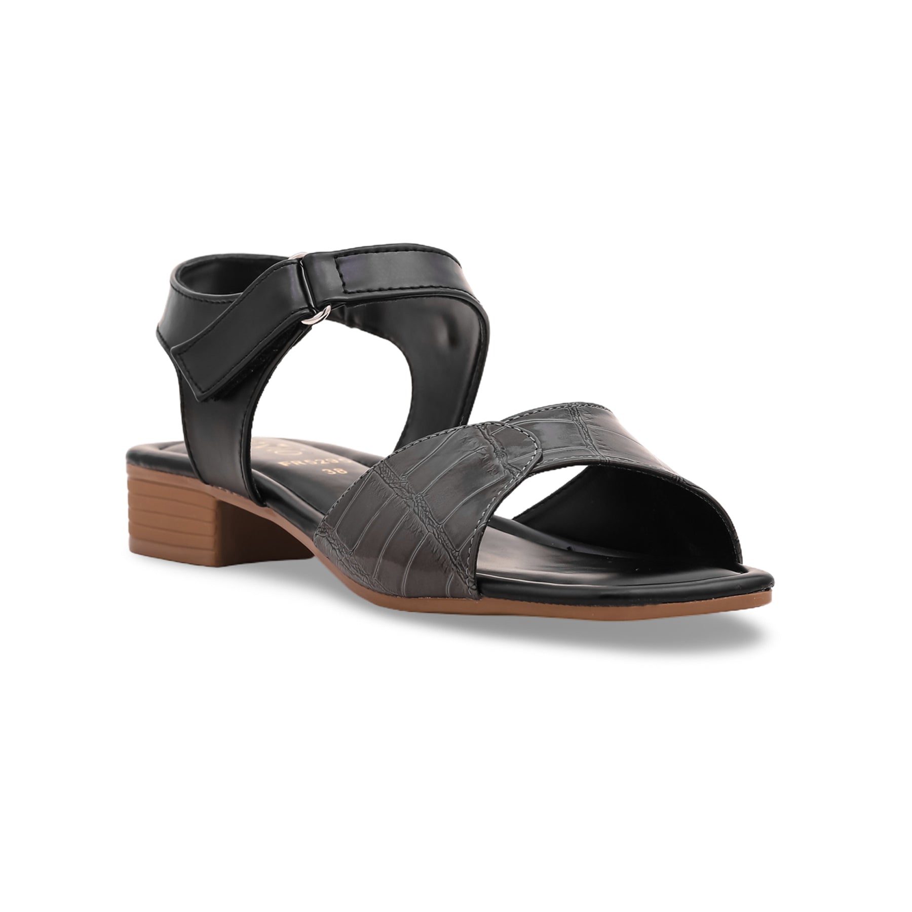 Black best sale formal sandals