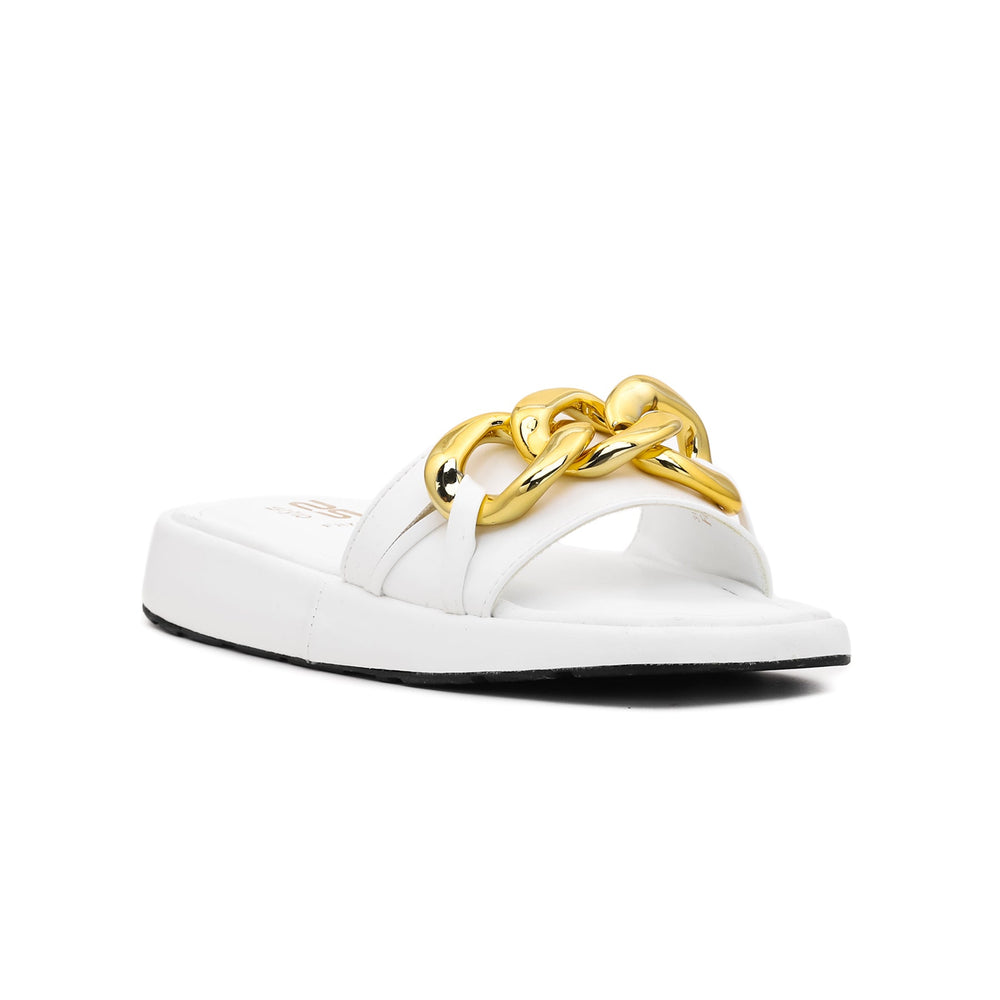 White Formal Slipper FR7857