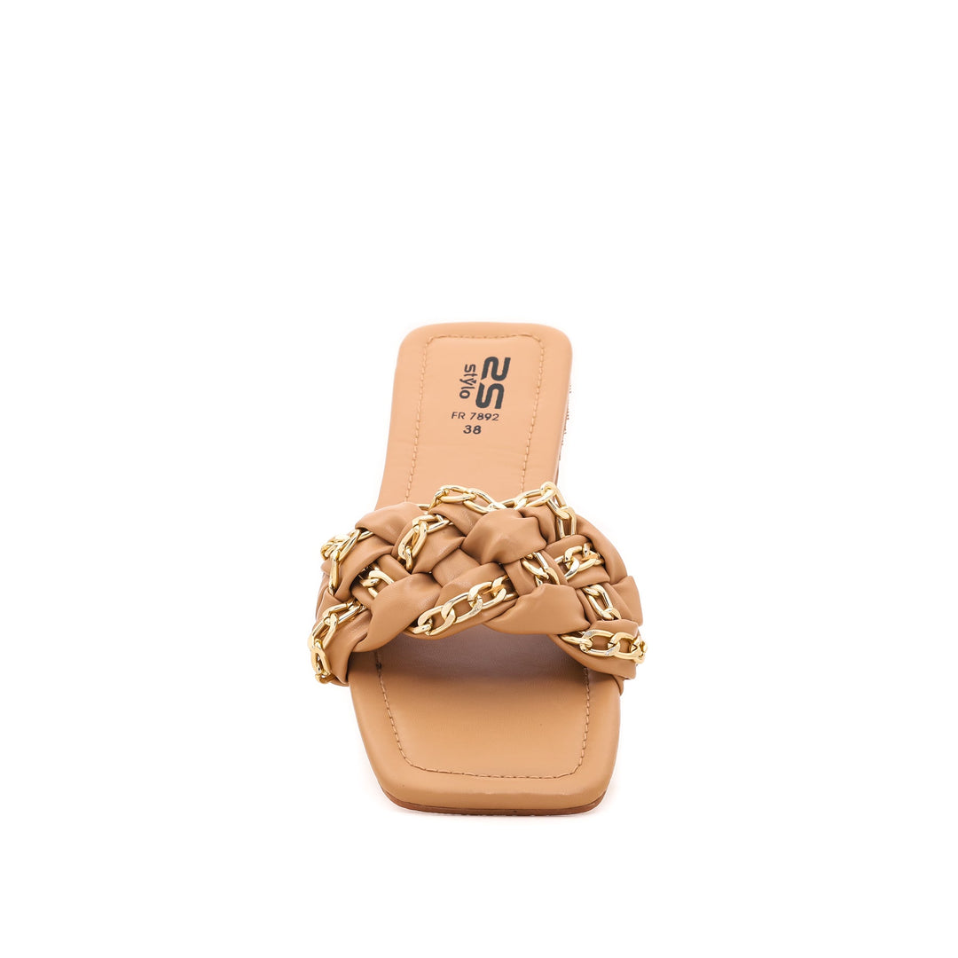 Beige Formal Slipper FR7892