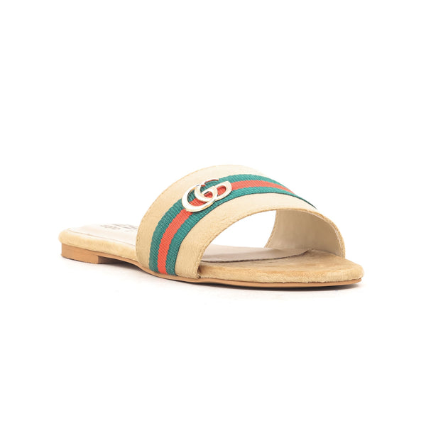 Beige Formal Slipper FR7934