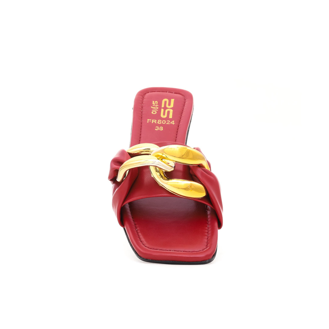 Maroon Formal Slipper FR8024