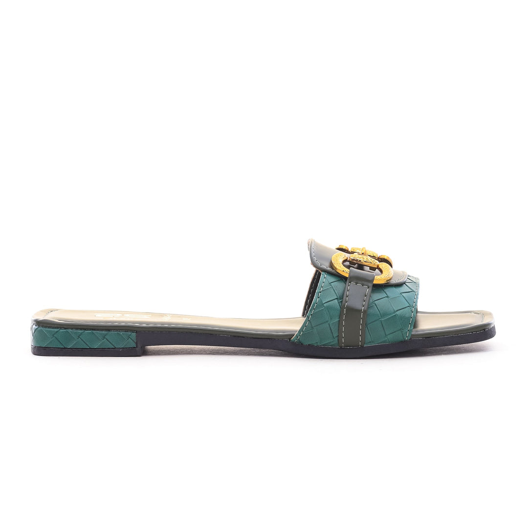 Green Formal Slipper FR8049