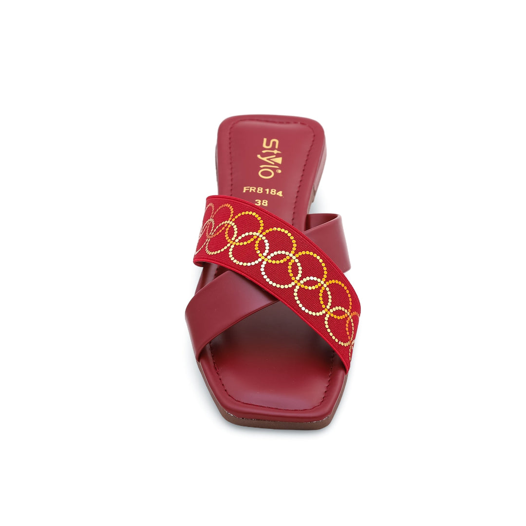 Maroon Formal Slipper FR8184