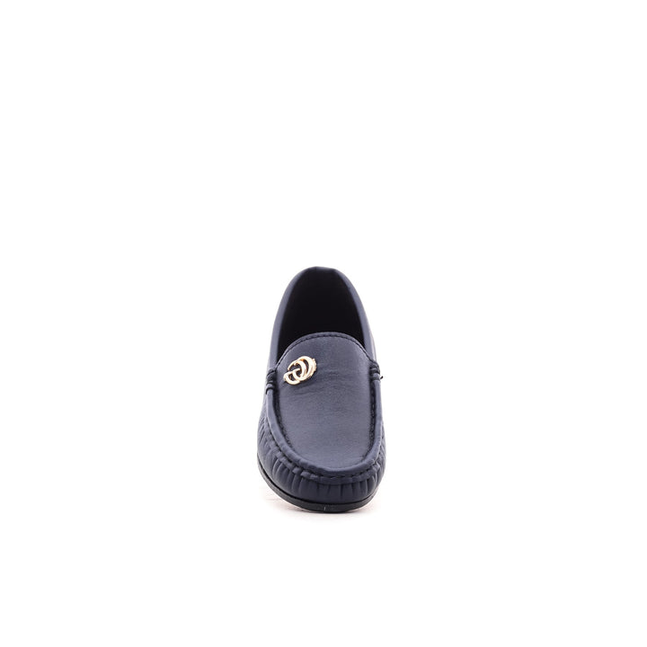 Boys Blue Formal Moccasin KD0293