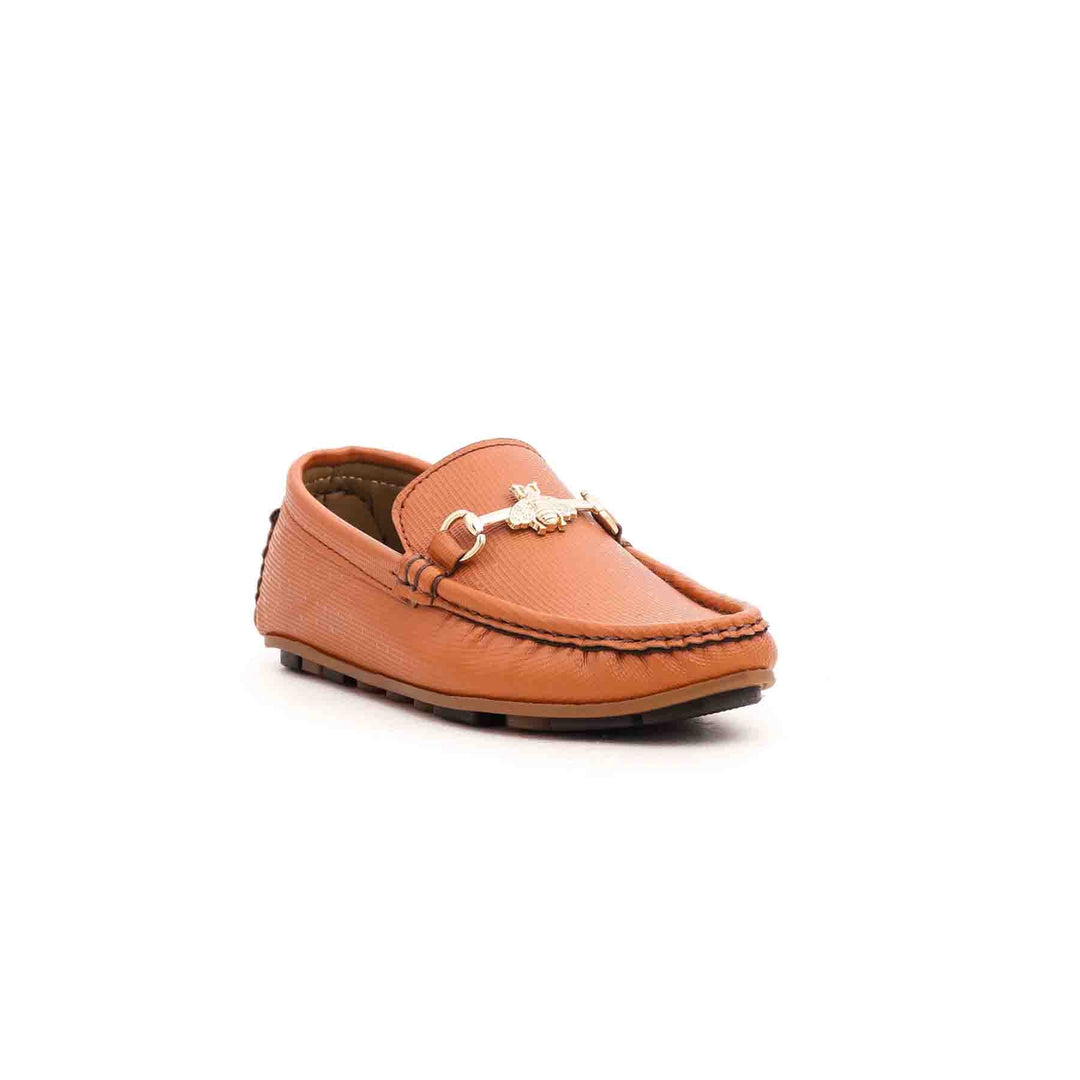 Boys Mustard Formal Moccasin KD0373