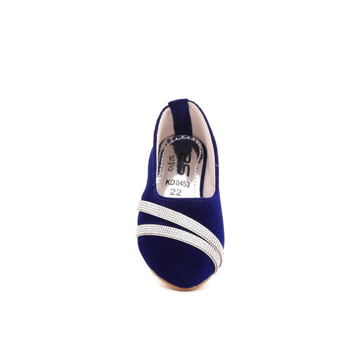 Girls Navy Formal Pumps KD0453