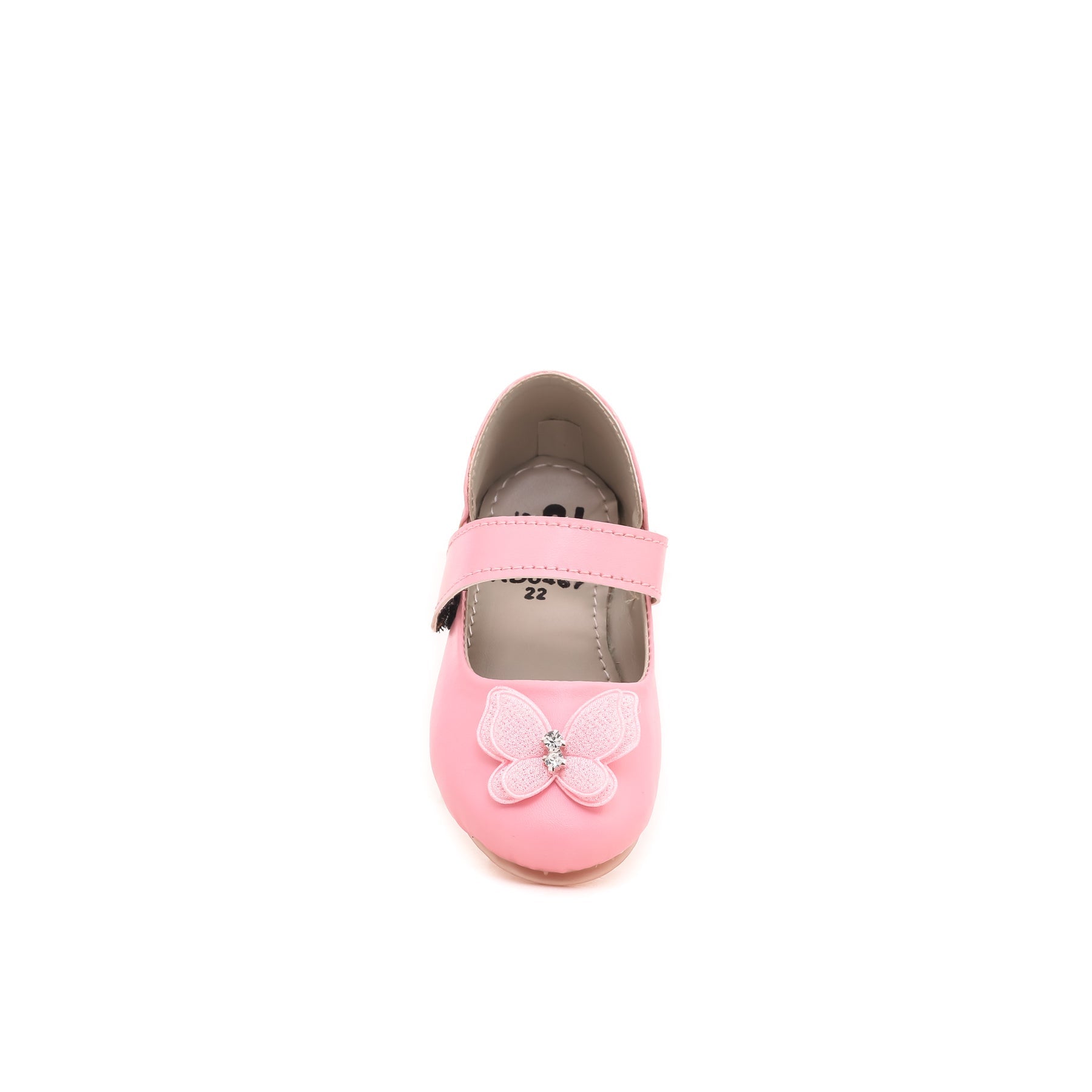 Girls Pink Casual Pumps KD0467