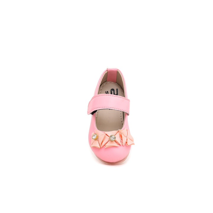 Girls Pink Casual Pumps KD0468